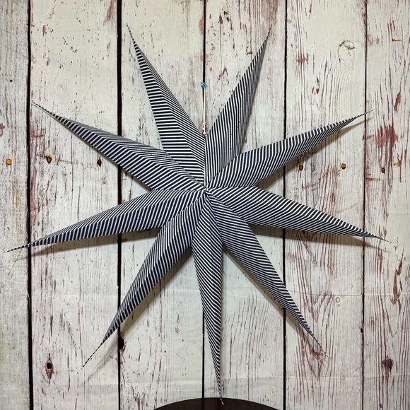 Americana Paper Star 9 point Really Huge Paper Star Decor 43” Perfect For july 4 - Picture 13 of 15